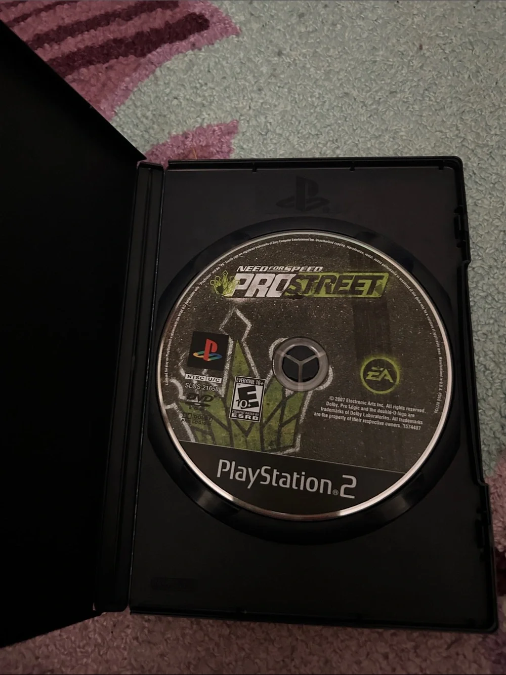 Sony PlayStation 2 Need for Speed: ProStreet — Black & Green Disc